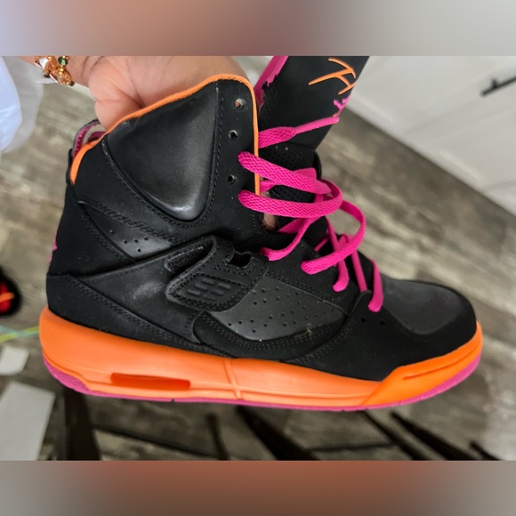 NEW GIRLS JORDAN FLIGHT 45 HIGH GS 524864-028 - Picture 3 of 3